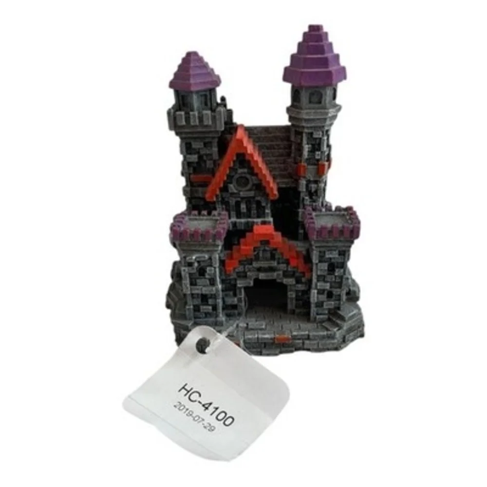 Imagitarium Textured Castle Small Aquarium Decor HC-4100 NWT